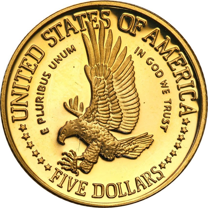 USA 5 dolarów 1986 st.L